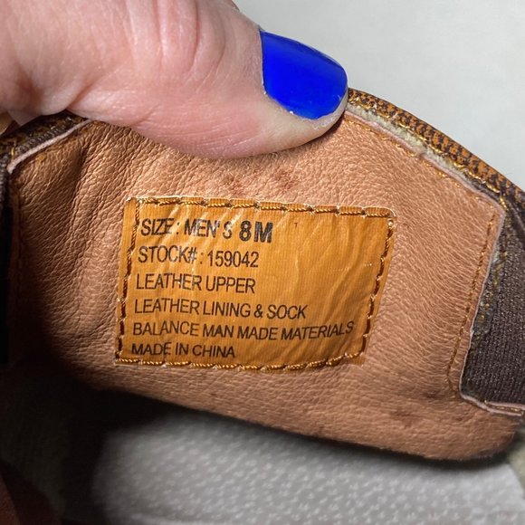 Vintage Giorgio Brutini brown embossed leather square toes luxury designer men 8 - Picture 9 of 13